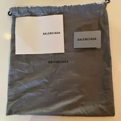 BALENCIAGA 保存袋 ダストバッグ グレー 巾着 保存ケース 正規品のサムネイル