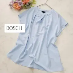 美品＊BOSCH　水色ブラウス＊半袖ブラウス＊洗えるのサムネイル