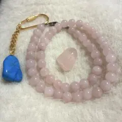 ローズクォーツ ネックレス