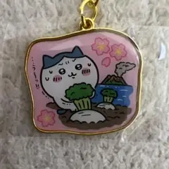 ♡鹿児島限定 ちいかわ「桜島」ダイカットキーホルダー ハチワレ♡