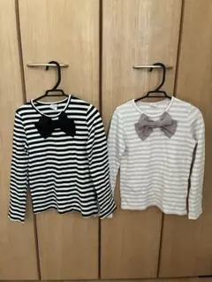 bee des Bee 長袖カットソー 2枚セット 130cm