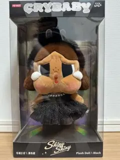【ブラック】POPMART CRYBABY SHINY SHINY ぬいぐるみ