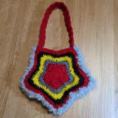 編み物 ハンドメイド ミニバック