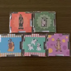 【新品】ディズニー　つながるコースター 5枚セット