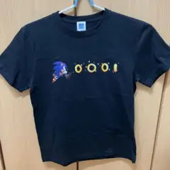 ソニック ピクセルアート Tシャツ ブラック　SEGA Lサイズ