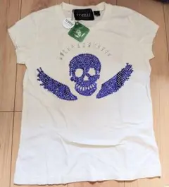 Iconic Couture スカル ラインストーン Tシャツ アイコニック S