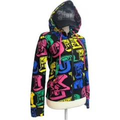 y2k grunge 平成ギャル　ロゴ　パーカー　派手