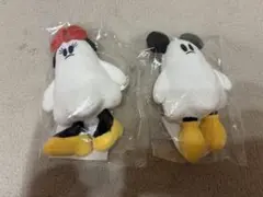 ディズニー ハロウィンぬいぐるみポーチ ハッピーくじ　B賞　ミッキーミニーセット
