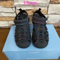 [Coleman ]キッズ サンダル ブラック (19cm)