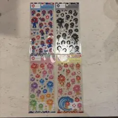 ミャクミャク　シール　クリアキャンディ　 4枚セット　クリアシール