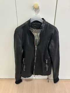 【年末まで値下げ】　Giorgio Brato ブラックレザージャケット