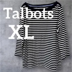 美品❣️Talbots 【XL】ストレッチウィークエンドTシャツ　七分袖