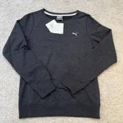 新品未使用　PUMA ダークグレー トレーナー Mサイズ
