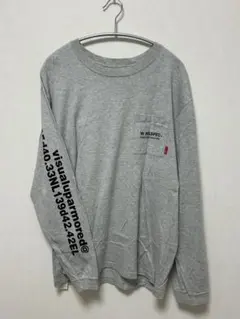 WTAPS ダブルタップス SCREEN ロンT グレー L 長袖 日本製のサムネイル
