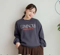 しまむら tera 裏起毛トレーナー