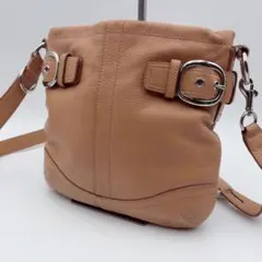 COACH コーチ ショルダーバッグ レザー ブラウン