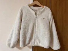 petit main フリースジャケット 120cm アイボリー