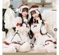 Malymoon ロージーチェック猫耳ニットメイド - メルカリ