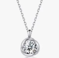 s925　最高級ジルコニア　 金属アレルギー対応　レディースネックレス