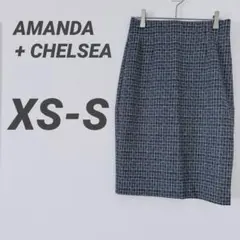 AMANDA + CHELSEA タイトスカート 【XS】チェック柄のサムネイル