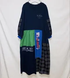 『古着リメイクワンピース』No.961