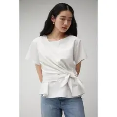 アズールバイマウジー　2WAY SIDE TIE BLOUSE AZULのサムネイル