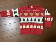 未使用に近い☆H＆M Xmasニット/80size相当