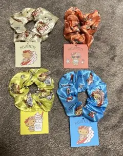 大人気日焼けキティ サンリオ ハローキティ シュシュ 4点