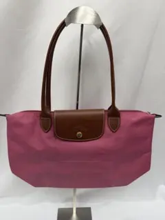 ロンシャン LONGCHAMP ピンク ナイロン トートバッグ