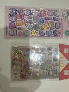 1枚ぷっくり立体シール＆ホログラムシール 6枚セット