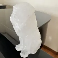 kdashさま専用水晶　ライオン　天然石置物　Z246