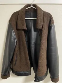 TAKEO KIKUCHI フェイクムートン×ボアブルゾン