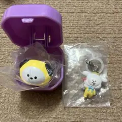 BT21 CHIMMY ぷくっとリング　めじるしアクセサリー エンジェルver.