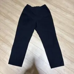 ブラック シンプル スラックス パンツ