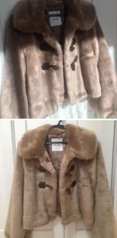 dazzlin ダズリン トグルボタンエコファーショートコート