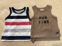 ベビータンクトップ　2枚セット　80cm