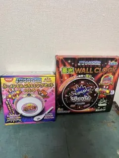 ジャグラー ラーメンどんぶり＆レンゲ 蓄光ウォールクロック セットのサムネイル