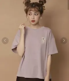 one after another NICE CLAUP くまTシャツ