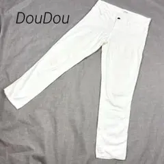 DouDou ホワイト ストレートパンツ 36 白 デニム 日本製 レディースのサムネイル