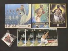西川遥輝 選手 カード ピンバッジ セット