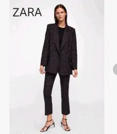 【再値下げ】ZARAチェック柄セットアップ
