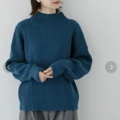 アーバンリサーチ ボトルネックリブニット