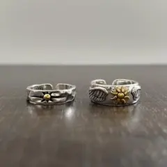 メキシカン　リング　シルバー　インディアン　ヴィンテージ　ナバホ　太陽　羽