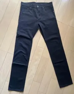 無印良品／ジーンズ　（メンズ　27×85）　ストレート　黒　パンツ　MUJIのサムネイル