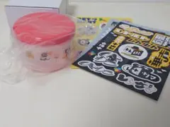 レトロト　フードコンテナ赤+ステッカー3枚