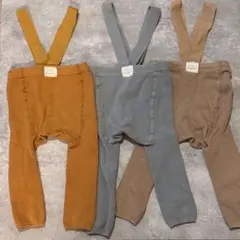 Funny Lazybones サスペンダー付きレギンス 3点セット Mサイズ