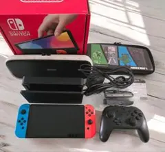 Nintendo Switch 有機ELモデル プロコン 純正ケース 他セット