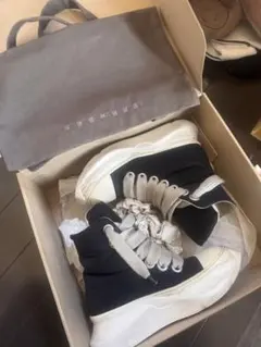 RICK OWENS JUMBO LACES ABSTRACT SNEAK/42