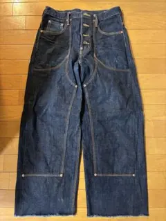 【専用】SUGARHILLシュガーヒルダブルニーデニムパンツ32 SUGARHILL/シュガーヒル/CLASSIC DOUBLE KNEE DENIM PANTS