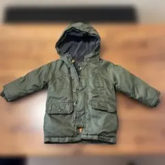 baby GAP フード付きコート オリーブグリーン 100cm